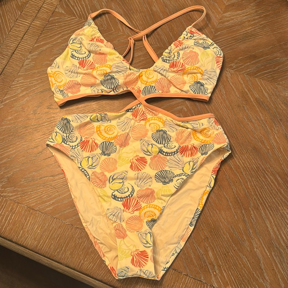 Anthropologie Shell Cutout One-Piece Swimsuit - Picture 10 of 13